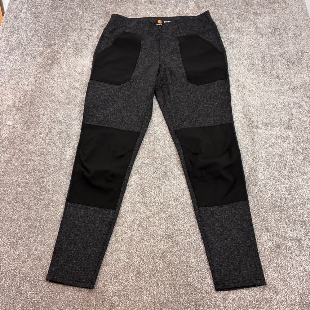 Carhartt Force Leggings Womens Medium Fitted Utility Double Knees Work Pockets